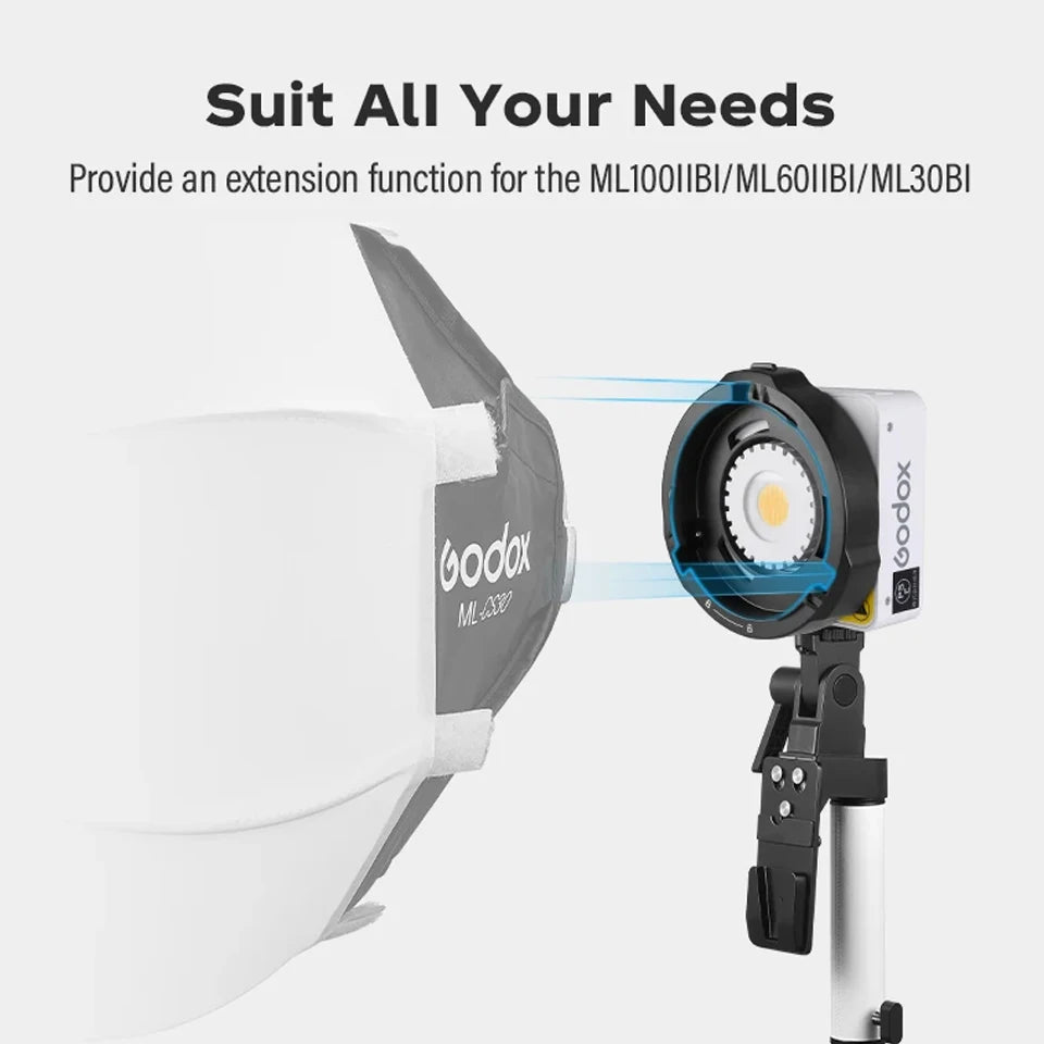 Godox ML-GB Bowens Adapter for ML100Bi & ML60IIBi